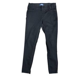 Old Navy Black Skinny Jeans mid rise rockstar stretch jegging jeans 12 regular